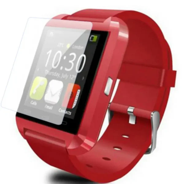 3Pcs/Set HD Clear LCD Screen Protector Film for DZ09 Bluetooth Smart Watch Front Film Sticker