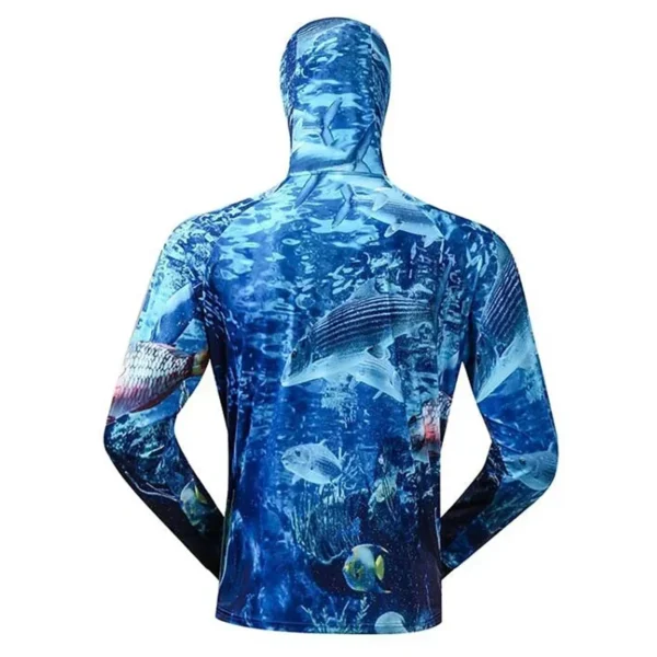 Long Sleeve Fishing Clothing Men's Anti-UV Comfortable Ventilation Printing Fishing Shirts Sublimation Hoodie Jerseys - Image 4