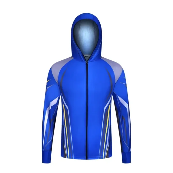 Professional Fishing Hoodie With Mask Anti-UV Sunscreen Sun Protection Clothes Fishing Shirt Breathable Quick Dry Fishing Jersey - Image 3