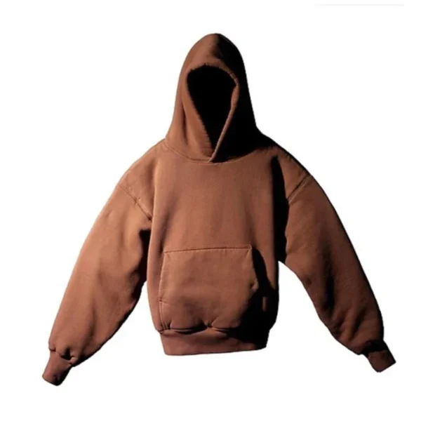 Kanye Westkellein Blue American Fashion Casual Hoodie Heavy Wool Thick 2024 Solid color hoodie jumper - Image 2