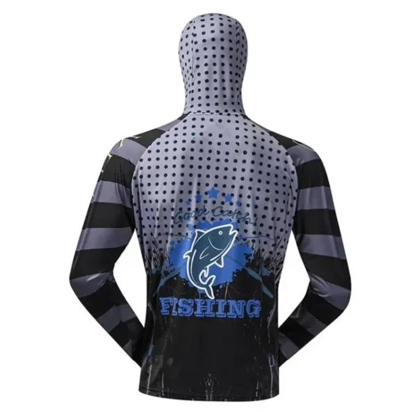 2024 Anti-UV Sunscreen Fishing Jersey Professional Fishing Hoodie With Mask Fishing Shirt Breathable Quick Dry - Image 2