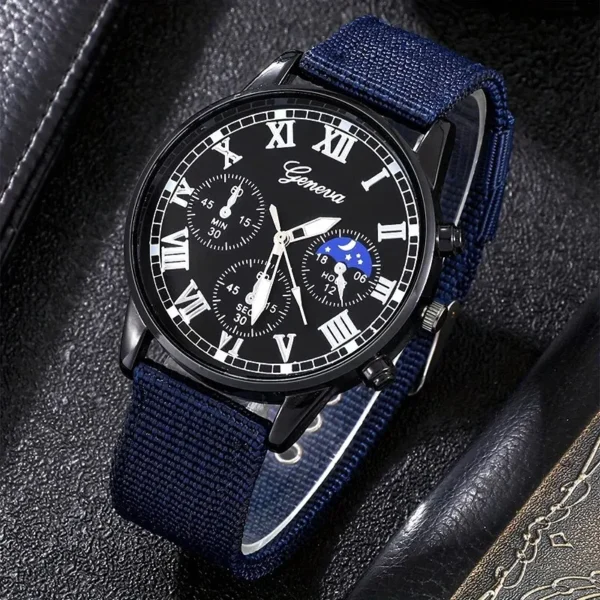 Luxury Watches Men Sports Big Dial Watch for Men Fashion Mens Business Quartz Wristwatch Casual Watch Men Clock Relogio Masculin - Image 2