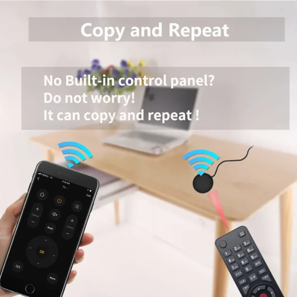 Tuya WiFi Smart IR Remote Control Smart Life APP Replace TV DVD AUD AC Remote Works with Alexa Google Home - Image 6