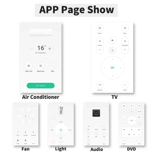 Tuya WiFi Smart IR Remote Control Smart Life APP Replace TV DVD AUD AC Remote Works with Alexa Google Home - Image 5