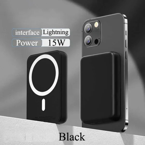 New Magnetic Power Bank 50000mAh Large Capacity Wireless External Battery MagSafe Portable Charger for IPhone 14 13 12 Series - Image 6