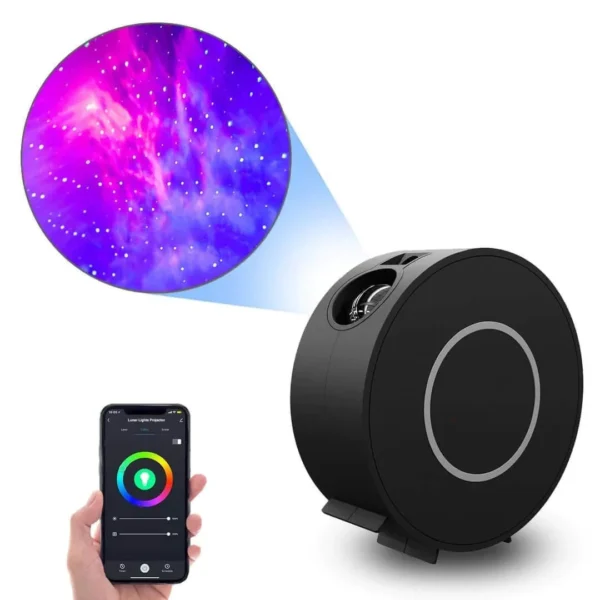 Tuya Smart Star Projector WiFi Laser Starry Sky Projector Waving Night Light Led Colorful APP Wireless Control Alexa Compatible - Image 5