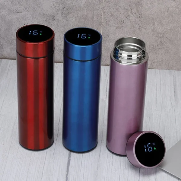 500ml Smart Water Bottle Keeps Cold and Heat Thermal Bottle Stainless Steel Vacuum Flasks Thermos Temperature Display Gift - Image 5