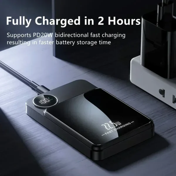 Wireless Power Bank Magnetic 30000mAh Portable Powerbank Type C Fast Charger For iPhone 14 13 15 Xiaomi Samsung MaCsafe Series - Image 6