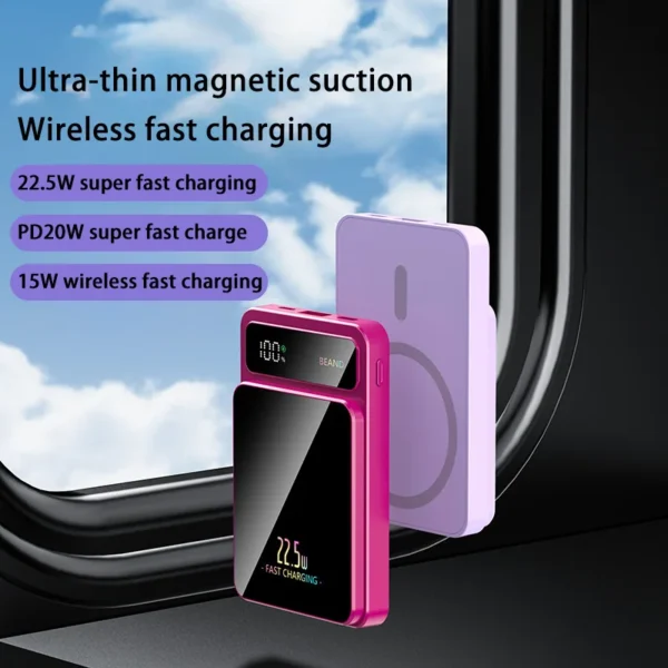 Xiaomi 50000mAh Magnetic Wireless Power Bank Portable External Battery Fast Charging PowerBank For iPhone Samsung Huawei - Image 3