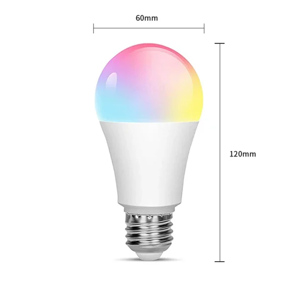 AVATTO 12W WiFi Smart Light Bulb,E27 Wireless LED RGB Lamp RGB Dimmable Timer Function Color Bulb Works With Alexa/Google Home - Image 4